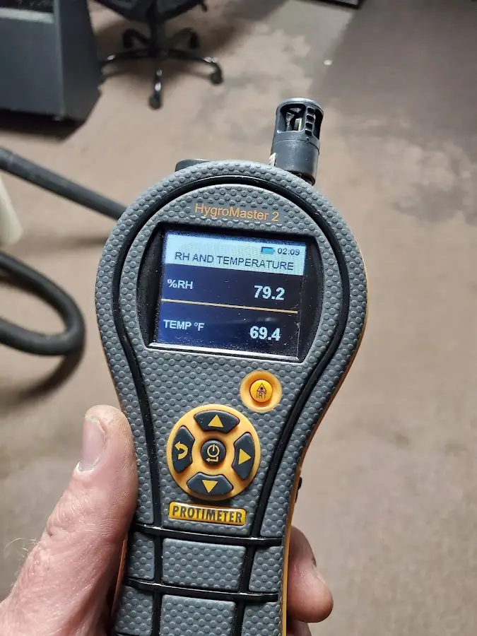 Moisture meter humidity assessment for Mold Remediation & Removal in Algona